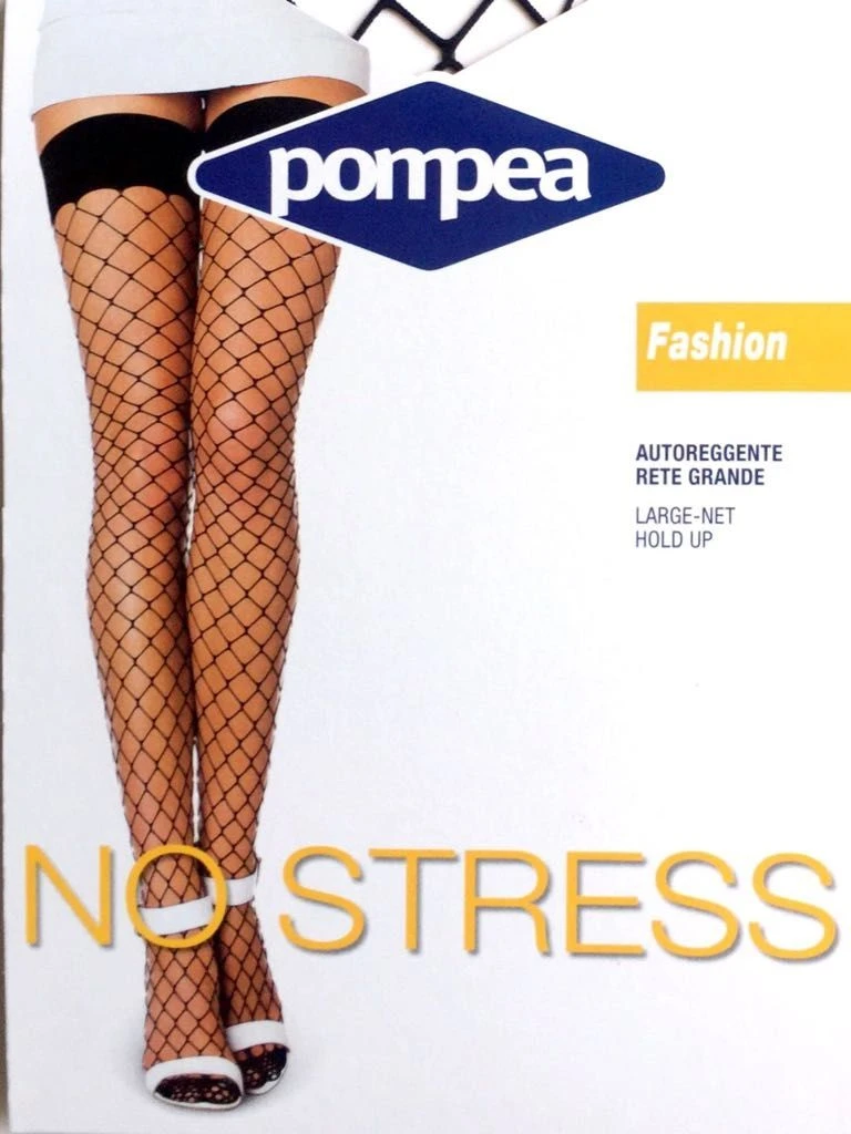 Calza Autoreggente Pompea Rete Grande