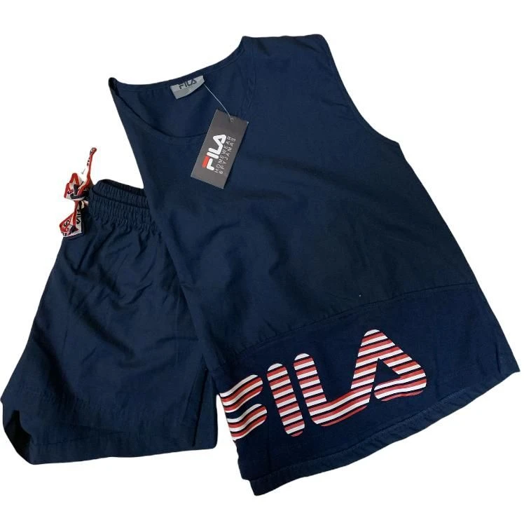 Pigiama Donna Corto Stoffa Fila 4020 Outlet - immagine 2