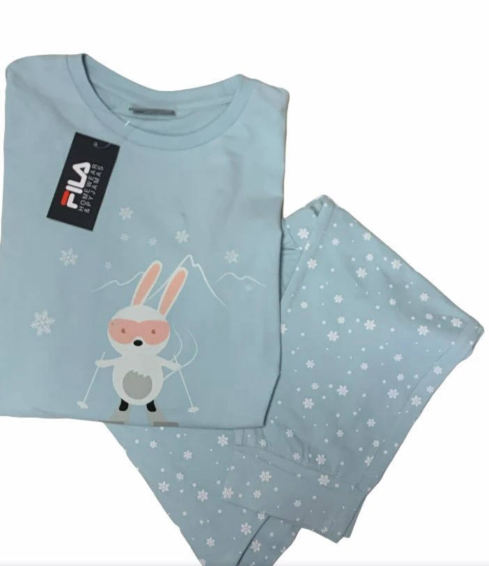 Pigiama Donna Fila 4067 Cotone Caldo Invernale - immagine 2