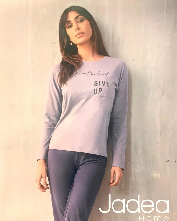 Pigiama Donna Cotone Caldo Jadea Home 5164