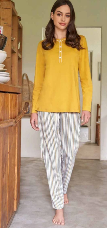 Pigiama Donna 100% Cotone Jersey Linclalor 74535