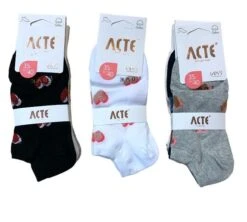 Calzino Donna Corto Cotone Acte 7702/25