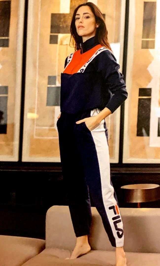 Tuta Donna Sportiva Fila 4063 Cotone Felpato - immagine 3