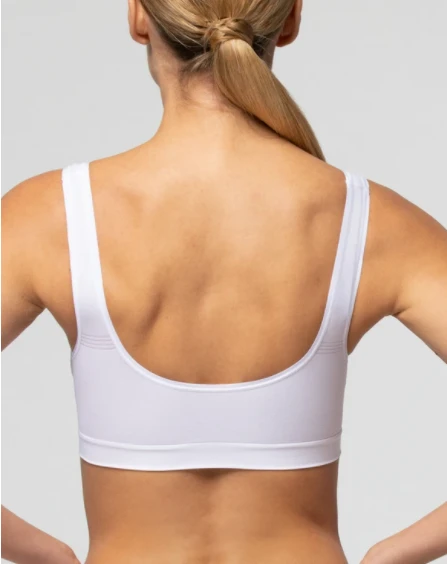 Brassiere Spalla Larga Microfibra Seamless Pompea - immagine 2