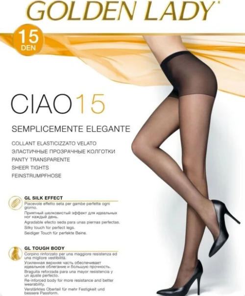 Collant Velato Elasticizzato Goldenlady Ciao 15 - immagine 2