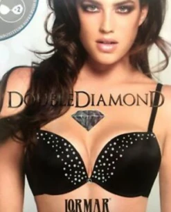 Reggiseno Super Push Up + 2 Taglie Microfibra Lormar Double Diamont Outlet