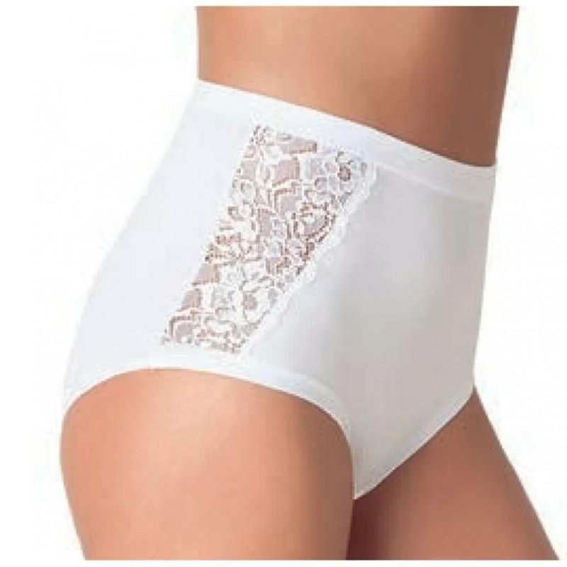 Slip Maxi Donna Cotone Elasticizzato E Pizzo Cotonella GD131 - immagine 2