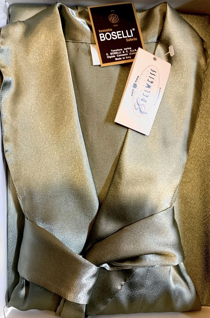 Vestaglia Donna Raso Boselli Edelweiss 1980 Fine Serie Special Price - immagine 2