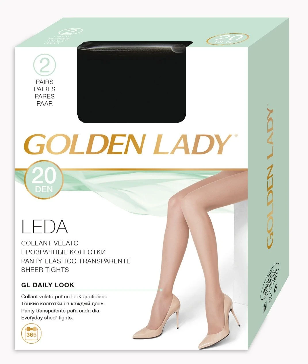 Collant Velato 20 Den Golden Lady Art. Leda