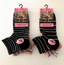 Calzino Donna Corto Cotone Mercerizzato El Charro Monia 54