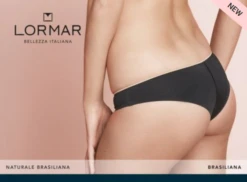 Slip Donna Brasiliana Microfibra Senza Cuciture Lormar Naturale