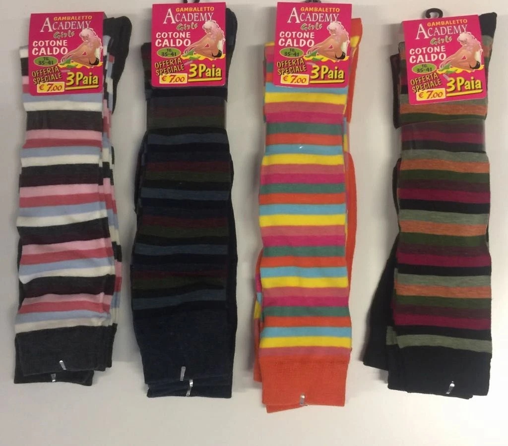 Gambaletto Donna Lungo Caldo Cotone Sunday Accademy By Carpenter