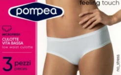Slip Donna Coulotte Midi Microfibra Feeling Touch Pompea