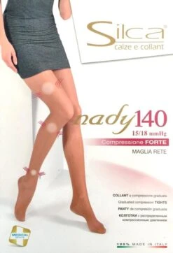 Collant Donna Compressione Graduata Riposanti COFORMATE XL Silca Nady 140